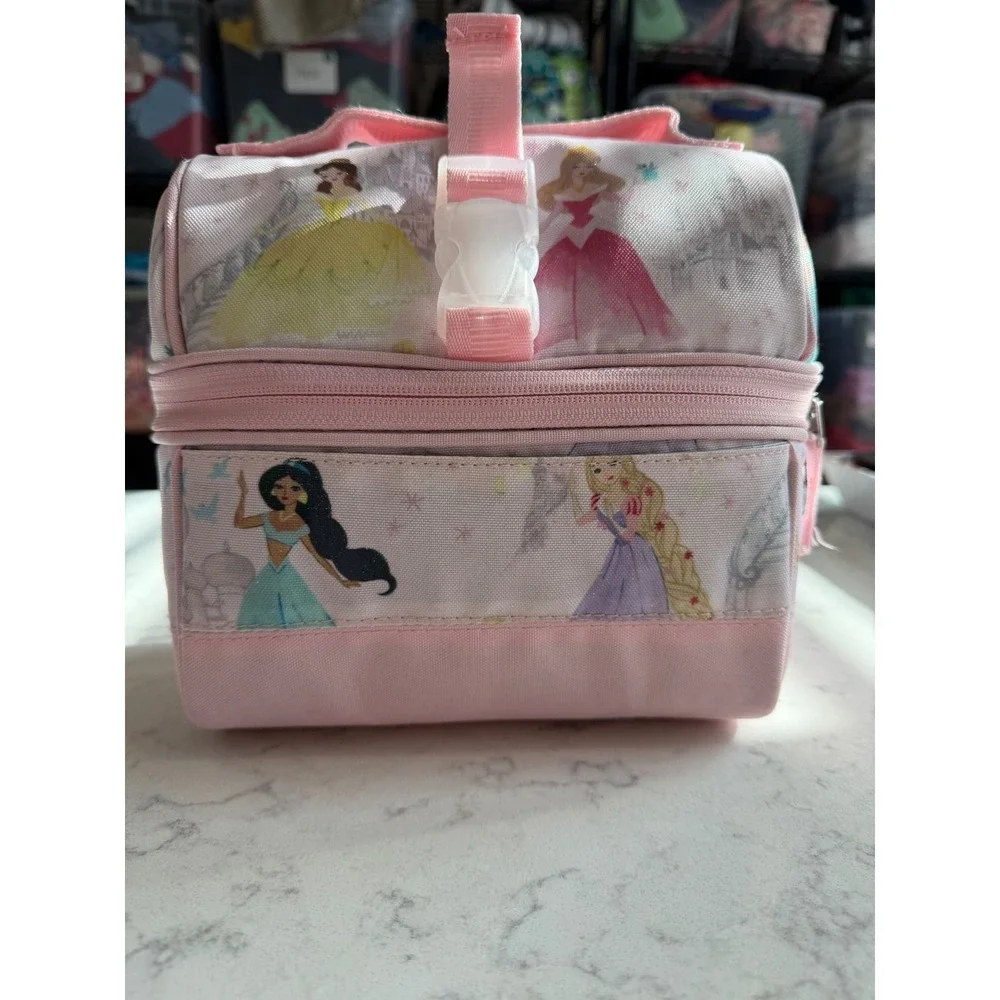 39. Pottery Barn Kids Disney Princess castle Mackenzie Pink Lunch Box Bag